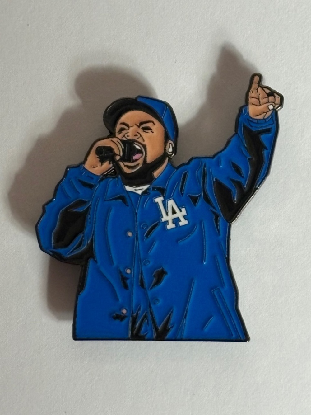 LA Dodgers Ice Cube Hat Pin Pins Fitted New Era Hats Hatpin Blue Los Angeles